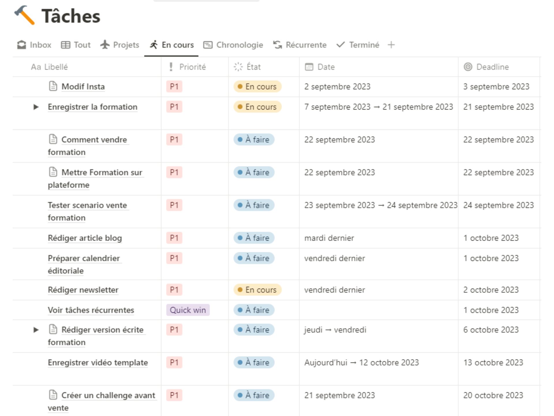 base-données-tâches